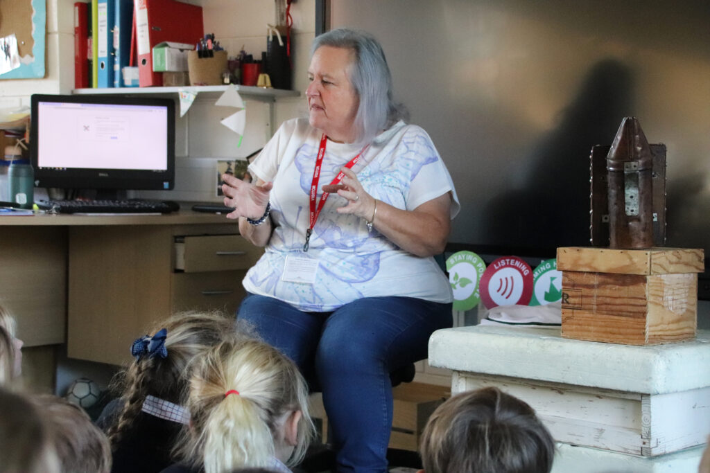 Beekeeper Flies In To Talk To School’s Busy Bees